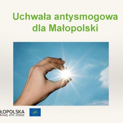 Uchwała antysmogowa dla Małopolski