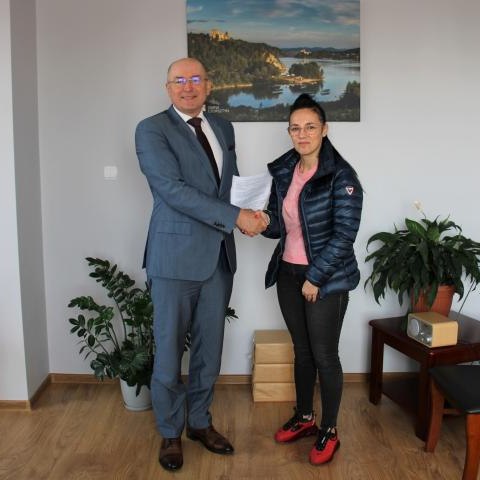 Podpisanie umowy - Anna Rusnarczyk