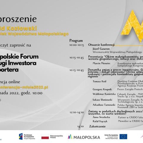 Małopolskie Forum Obsługi Inwestora i Eksportera (MFOIE)