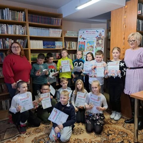 Gminna Biblioteka Publiczna w Kluszkowcach realizuje zadanie "Czy to bajka, czy nie bajka..." w ramach programu "Promocja czytelnictwa 2022".