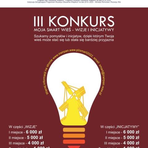 III Konkurs "Moja smart wieś - Wizje i Inicjatywy".