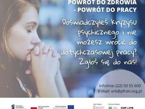 „Powrót do zdrowia – powrót do pracy” po kryzysie psychicznym