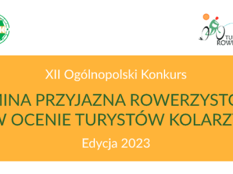 Zapraszamy wszystkich miłośników dwóch kółek do udziału w XII edycji Ogólnopolskiego Konkursu „Gmina Przyjazna Rowerzystom" w ocenie turystów kolarzy.
