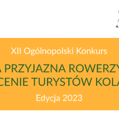 Zapraszamy wszystkich miłośników dwóch kółek do udziału w XII edycji Ogólnopolskiego Konkursu „Gmina Przyjazna Rowerzystom" w ocenie turystów kolarzy.