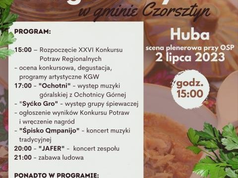 XXVI Konkurs Potraw Regionalnych zbliża się wielkimi krokami!