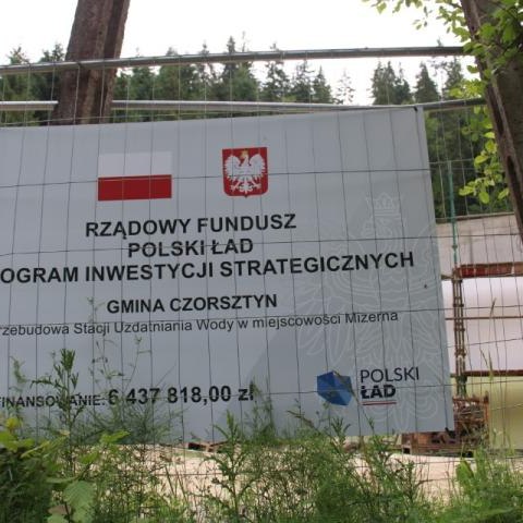 Z wizytą na terenie budowy Nowej Stacji Uzdatniania Wody w Mizernej