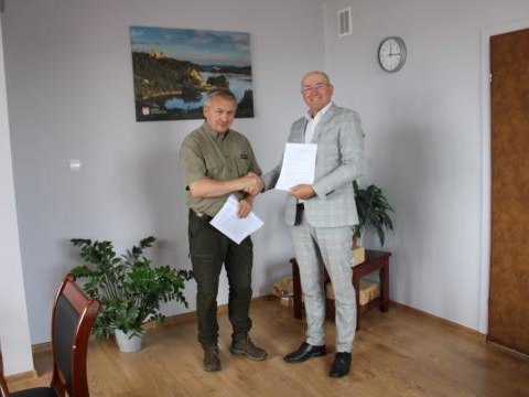 Podpisanie umowy na remont przepustu na Kluszkowiance