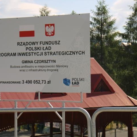 Nowy amfiteatr wizytówką Gminy Czorsztyn