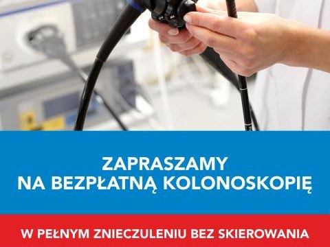 Zapraszamy na bezpłatne kolonoskopowe