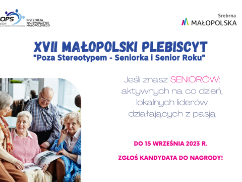 17. edycja plebiscytu „Poza Stereotypem – Seniorka i Senior Roku”