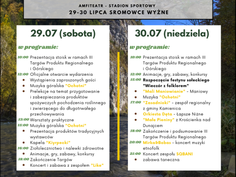 III Targi Produktu Regionalnego i Górskiego regionu Małopolska