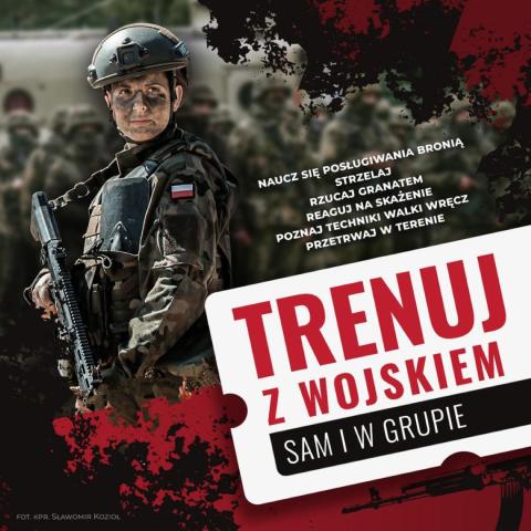 Weź udział w szkoleniu „Trenuj z wojskiem – sam i w grupie”
