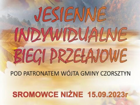 Jesienne indywidualne biegi przełajowe dzieci i młodzieży ośrodka sportowego „Pieniny”