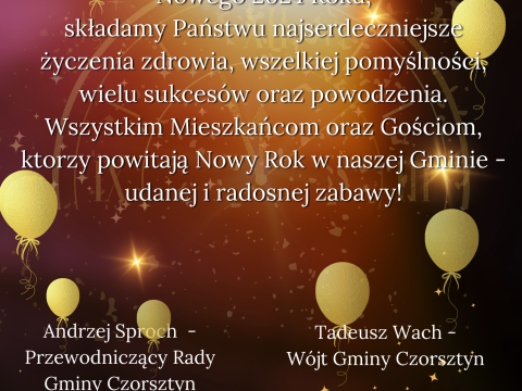 Wszystkiego dobrego w Nowym Roku!