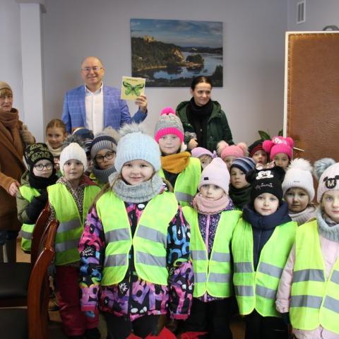 Oddział przedszkolny z wizytą w Urzędzie Gminy Czorsztyn