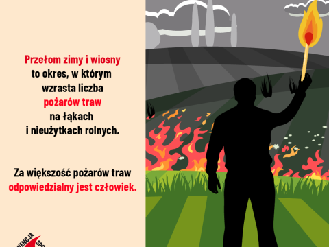Rusza kampania „Stop Pożarom Traw”