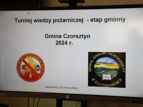 Gminne eliminacje Ogólnopolskiego Turnieju Wiedzy Pożarniczej „Młodzież zapobiega pożarom”