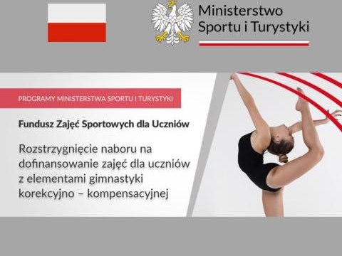 Gmina Czorsztyn pozyskała dofinansowanie na zajęcia sportowe dla uczniów