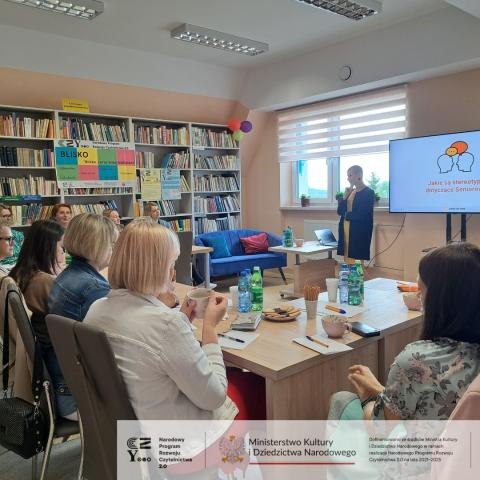 Gminna Biblioteka Publiczna w Kluszkowcach szkoli bibliotekarzy