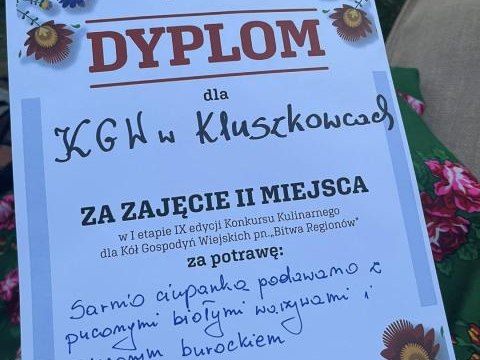 Nagroda i wyróżnienie dla Pań z KGW z terenu Gminy Czorsztyn