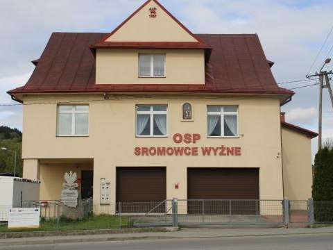 Garaż w remizie OSP w Sromowcach Wyżnych w remoncie