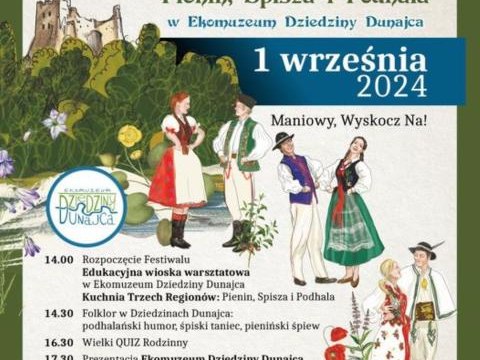 Zapraszamy na II Festiwal Trzech Regionów Pienin, Spisza i Podhala