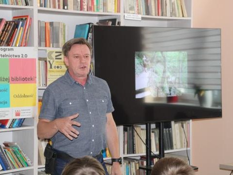 Spotkanie autorskie w bibliotece