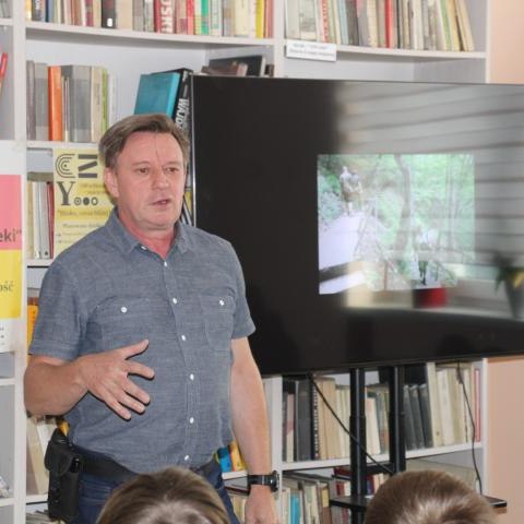 Spotkanie autorskie w bibliotece