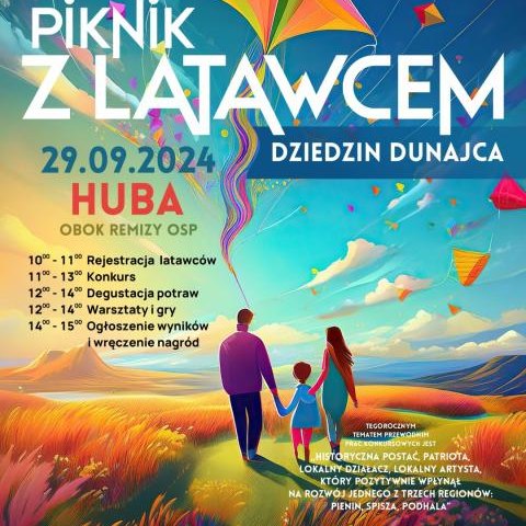 Zapraszamy do Huby na Piknik z latawcem