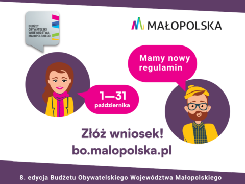 Ruszyła kolejna – 8. edycja Budżetu Obywatelskiego Województwa Małopolskiego
