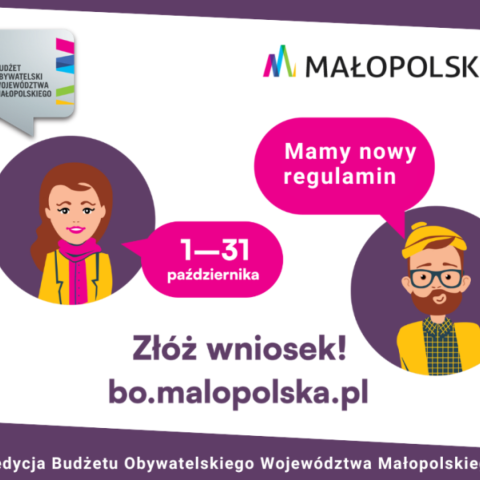 Ruszyła kolejna – 8. edycja Budżetu Obywatelskiego Województwa Małopolskiego