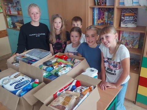 Szkoła Podstawowa w Sromowcach Wyżnych włączyła się w akcję pomocy dla powodzian