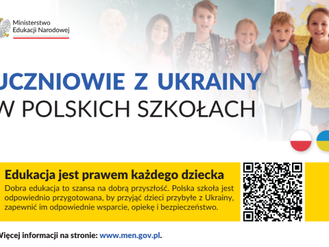 Minister Edukacji przypomina o obowiązku szkolnym dla dzieci z Ukrainy