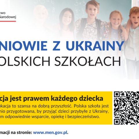 Minister Edukacji przypomina o obowiązku szkolnym dla dzieci z Ukrainy