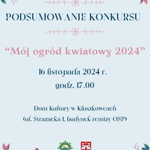 Już wkrótce rozstrzygnięcie konkusu "Mój ogród kwiatowy" 2024