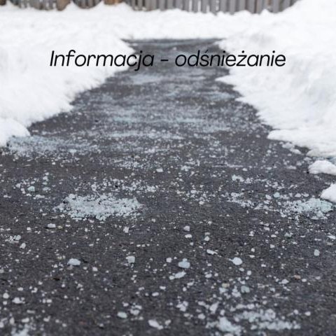 Informacja o konieczności odśnieżania chodników oraz usuwania sopli lodowych