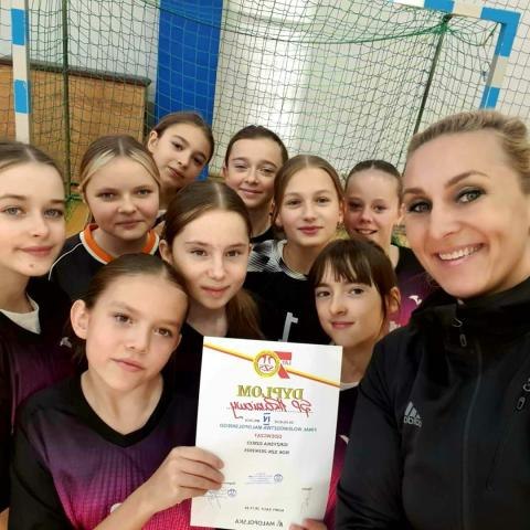 Drużyna z Maniów w rozgrywkach wojewódzkich