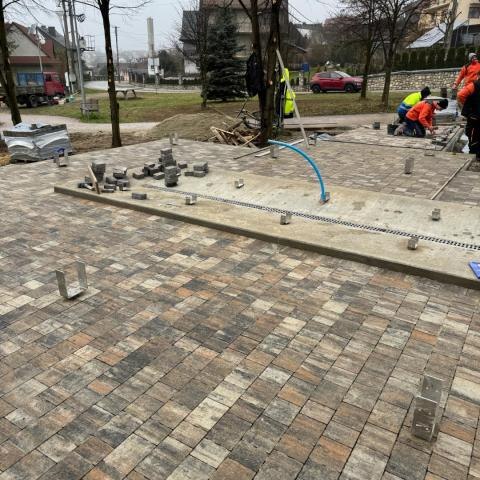 Trwają prace związane z budową tężni w Maniowach