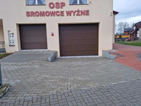 Garaż w remizie OSP w Sromowcach Wyżnych został wyremontowany