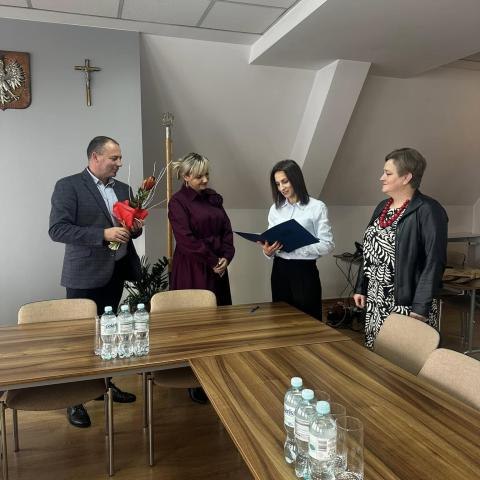 Wręczenie aktu nadania stopnia nauczyciela mianowanego