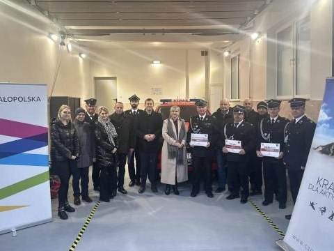 Zakończenie projektu pn. „Remont garażu OSP Sromowce Wyżne”.