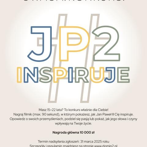 Ogólnopolski konkurs filmowy #JP2INSPIRUJE