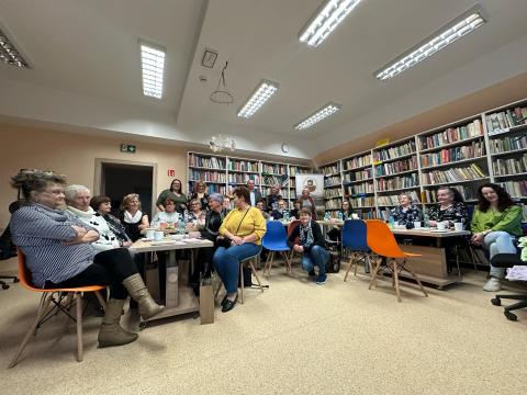 Dzień kobiet w Gminnej Bibliotece Publicznej w Kluszkowcach