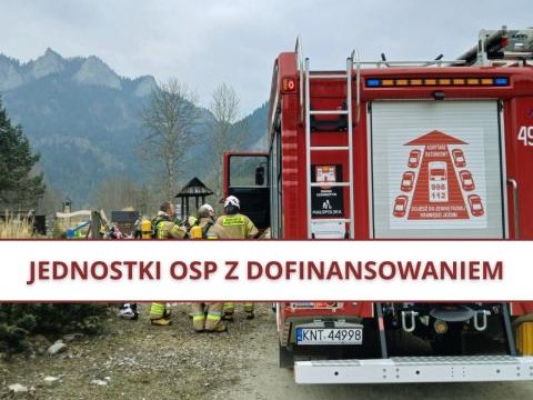 Jednostki OSP z terenu Gminy Czorsztyn z dofinansowaniem na zakup sprzętu uzbrojenia i techniki specjalnej