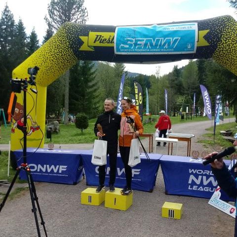 Zbigniew Jaworski zwycięzcą Otwartych Mistrzostw Słowacji w Nordic Walking