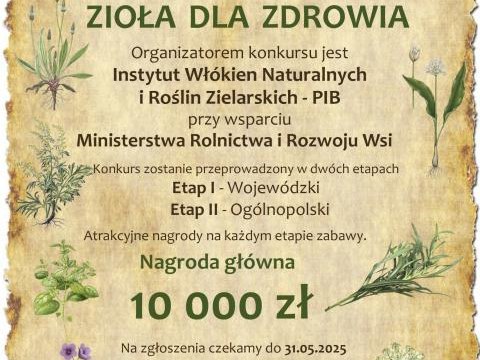 II Ogólnopolski Konkurs „Zioła dla Zdrowia”