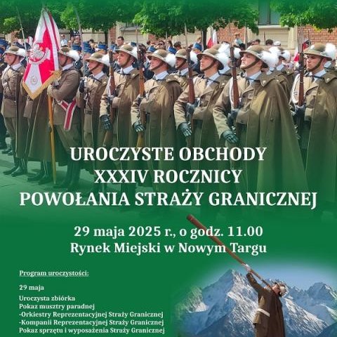 Obchody XXXIV rocznicy powołania Straży Granicznej