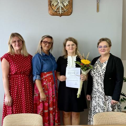 Uroczyste wręczenie aktu awansu zawodowego nauczyciela