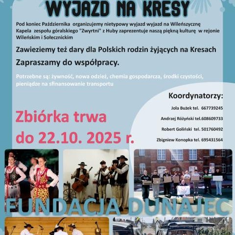 Fundacja Dunajec – Pomoc Polakom na Kresach zaprasza do wspólnego uczczenia Święta Niepodległości w duchu solidarności i wsparcia!