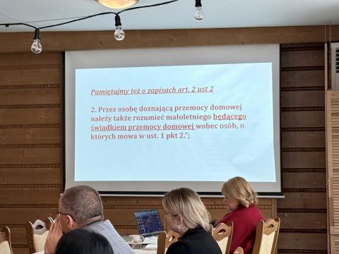 Konferencja o przeciwdziałaniu przemocy domowej w Gminie Czorsztyn